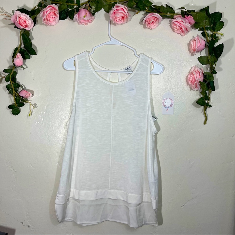 J. Crew Keyhole back Tank Top